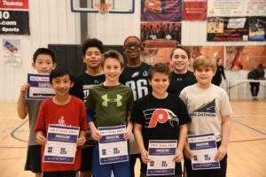NBA skills challenge finalists 10-11U