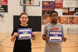 NBA skills challenge finalists boys