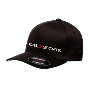 black baseball hat with cal sports logo